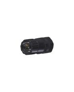IP67 Power Bayonet • Cable connector • 2-pos.+PE • Plug • 9 mm - 16 mm