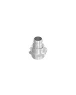Einbaukomponenten • Flanschgehäuse • Stecker axial • Frontmontage • M8x1 • 9 mm • für M8x1 Stecker SMT/THR, A-, B-codiert • Messing