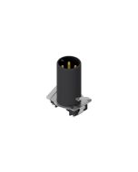 Installation components • Insulation body • Male connector axial • Front panel mounting • M12x1 • 5- pos. • 9 mm • A-coded • SMT • Shielded M16x1,5