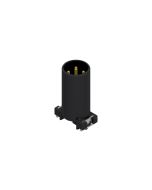 Installation components • Insulation body • Male connector axial • Front panel mounting • M12x1 • 5- pos. • 9 mm • A-coded • SMT • Unshielded M16x1,5