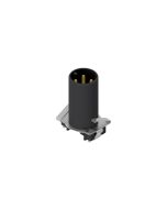 Installation components • Insulation body • Male connector axial • Front panel mounting • M12x1 • 4- pos. • 9 mm • A-coded • SMT • Shielded M16x1,5