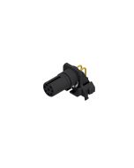 Installation components • Insulation body • Female connector angled • M12x1 • 8-pos. • A-coded • Solder pin angled • Shielded