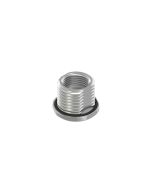 Einbaukomponenten • Flanschgehäuse • Buchse • Hinterwandmontage • M12x1 • 6 mm • für M12x1  L-codiert • Messing • SAL Zubehör • Kupplung axial