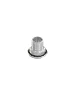 Installation components • Socket housing • Male • Back panel mounting • M12x1 • 6 mm • for M12x1,   L-coded • Brass • Accessories • Male connector axial