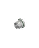 Einbaukomponenten • Flanschgehäuse • Kupplung axial • Hinterwandmontage • M12x1 • 6 mm • für M12x1 X-codiert