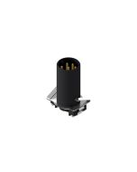 Installation components • Insulation body • Male connector axial • Front panel mounting • M12x1 • 8-pos. • 9 mm • A-coded • SMT • Shielded M16x1,5