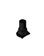 Installation components • Insulation body • with O-Ring • M12x1 • 4- pos. • L-coded • THR • Unshielded • Power connectors • Female connector axial