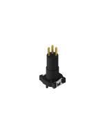Einbaukomponenten • Isolierkörper • Stecker axial • M8x1 • 3-pol. • A-codiert • SMT • Ungeschirmt