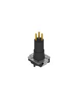 Einbaukomponenten • Isolierkörper • Stecker axial • M8x1 • 3-pol. • A-codiert • SMT • Geschirmt