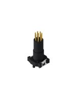 Einbaukomponenten • Isolierkörper • Stecker axial • M8x1 • 8-pol. • A-codiert • SMT • Ungeschirmt