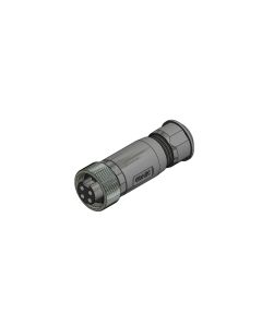 Female connector axial • 7/8 • Screw Termination • 4- pos. • Unshielded • Copper Alloy
