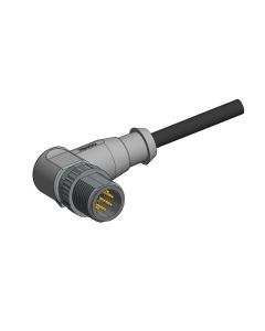 Male connector angled • A-coded • single ended • M12x1 • 8-pos. • 2 m • 0,25 mm² • TPU halogeenfree high flexible • Unshielded