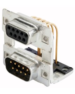 D-SUB Dual Port • Dual Port 25-pol./25-pol. • Dual Port Stift oben / Stift unten • Lötpin abgewinkelt Dual Port 19,05mm • Gütestufe 3