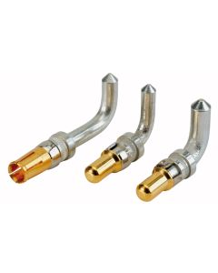 Combination D-SUB contacts • Plug • Solder pin angled