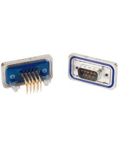 IP67 D-SUB • 9-pos. • Socket • Solder pin angled .465"