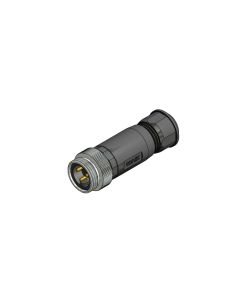 Male connector axial • 7/8 • Screw Termination • 2-pos.+PE • Unshielded • Copper Alloy