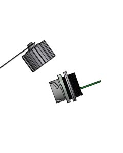 IP67 RJ45 • Panel mounted receptacle & protection cap • Socket • RJ45 Cat. 5e