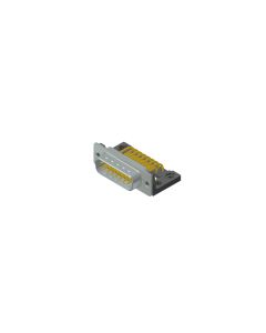 D-SUB Standard • 15-pos. • Plug • Solder pin angled .590" • Quality class 3