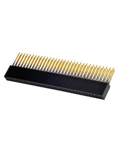 PC104 • Socket with pin lengt 12,2mm • 40-pos. • Press-fit