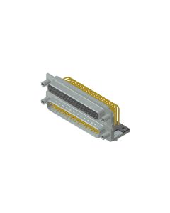 D-SUB Dual Port • Dual Port 37-pol./37-pol. • Dual Port Buchse oben / Stift unten • Lötpin abgewinkelt Dual Port 15,88mm • Gütestufe 3