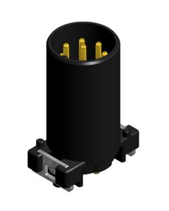Flansch • Stecker axial • Frontmontage • M12x1 • 8-pol. • 9 mm • A-codiert • Ungeschirmt  M16x1,5