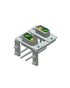 D-SUB Combination Dual Port • 2W2C/2W2C • Dual port plug upper / Socket bottom