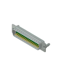 D-SUB Combination Standard • 24W7  [○○○○○○○ • ] • Plug • Solder pin straight