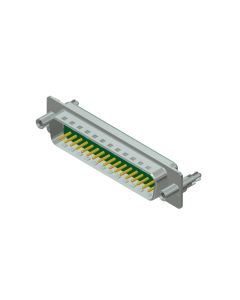 D-SUB Combination Standard • 24W7  [○○○○○○○ • ] • Plug • Solder pin straight