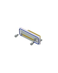 IP67 D-SUB • 25-pos. • Plug • Solder pin angled .465"