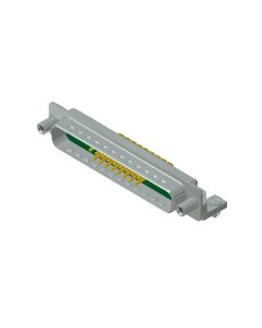 D-SUB Combination Standard • 21WA4  [○○ • ○○] • Plug • Solder pin angled .318"
