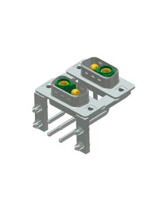 D-SUB Combination Dual Port • 2W2C/2W2C • Dual Port Stift oben / Stift unten