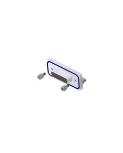 IP67 D-SUB Solid Body • 15-pos. • Socket • Solder pin angled .402"