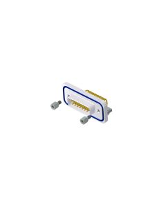 IP67 D-SUB Solid Body • 15-pos. • Plug • Solder pin angled .590"