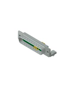 D-SUB Combination Standard • 9W4  [○ • ○○○] • Plug • Solder pin angled .318"