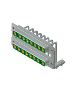 D-SUB Combination Dual Port • 8W8/8W8 • Dual Port Buchse oben / Buchse unten