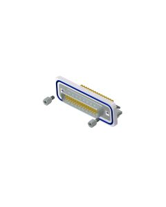 IP67 D-SUB High Density • 44-pos. • Plug • Solder pin angled .220"