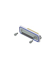 IP67 D-SUB High Density • 44-pos. • Socket • Solder pin angled .220"