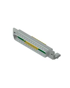 D-SUB Combination Standard • 21WA4  [○○ • ○○] • Plug • Solder pin angled .318"