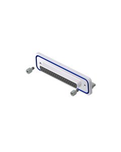 IP67 D-SUB Solid Body • 37-pos. • Socket • Solder pin angled .402"
