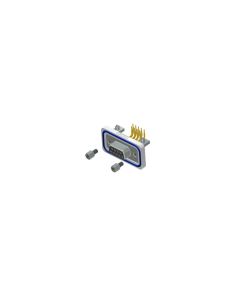 IP67 D-SUB • 9-pos. • Socket • Solder pin angled .465"
