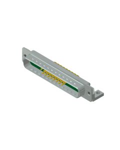 D-SUB Combination Standard • 21WA4  [○○ • ○○] • Plug • Solder pin angled .318"