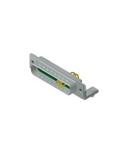 D-SUB Combination Standard • 9W4  [○ • ○○○] • Plug • Solder pin angled .370"