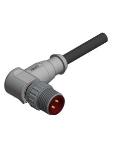 Stecker gewinkelt • A-codiert • Anschlussleitung • M12x1 • 4-pol. • 2 m • 0,34 mm²