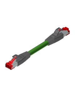 BUS Systems • 8-pos. • 1 m • Double ended • RJ45 • 4x2xAWG24 • TPU UL, halogenfree • Shielded