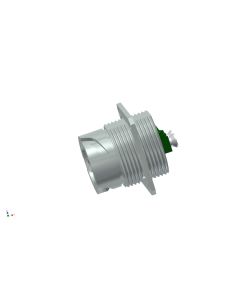 Panel mounted receptacle • APC 8° = Single Mode
