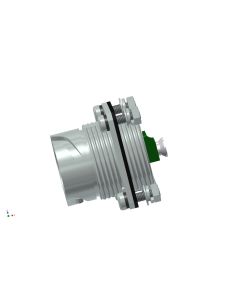 Panel mounted receptacle • APC 8° = Single Mode