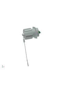 Panel mounted receptacle & protection cap • APC 8° = Single Mode
