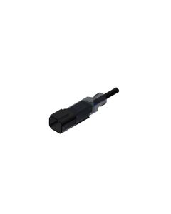 Plug • 2-pos. • DT • with protection circuit suppressor diode / LED • 2 m