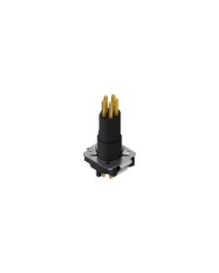 Einbaukomponenten • Isolierkörper • Stecker axial • M8x1 • 5-pol. • B-codiert • THR • Geschirmt