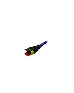 Socket • 2-pos. • Superseal • without protection circuit • 0,5 m